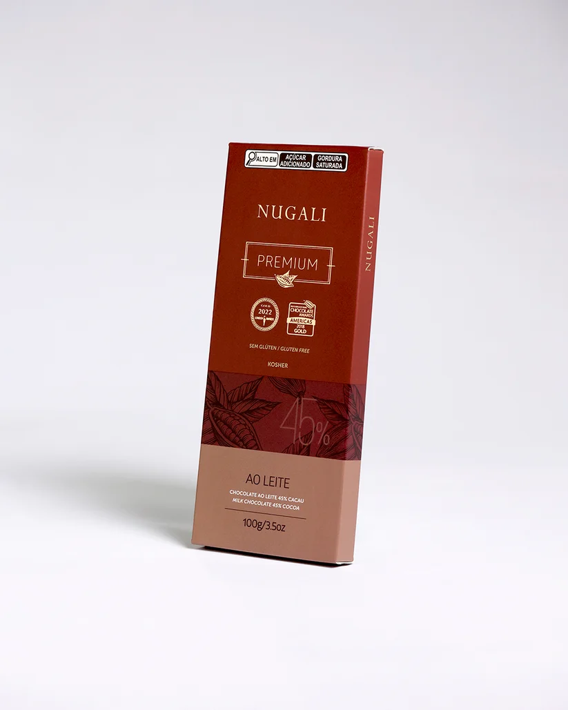 TABLETE PREMIUM CHOCOLATE AO LEITE 100g